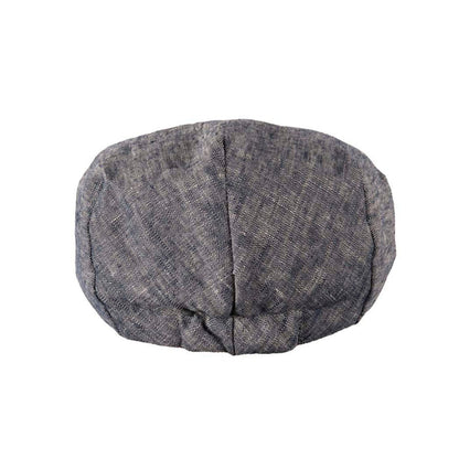 Classic Linen Flat Cap - Arthur Style at Heritage Traditions