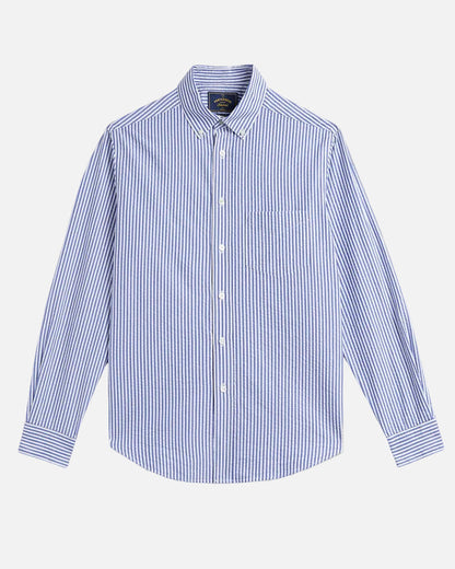 Atlantico Stripe Long Sleeve Shirt - Blue