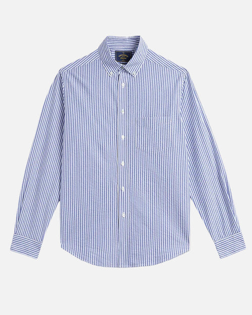 Atlantico Stripe Long Sleeve Shirt - Blue