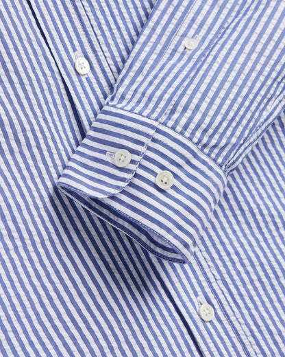 Atlantico Stripe Long Sleeve Shirt - Blue