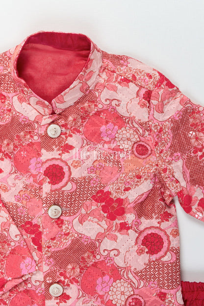 The Nesavu Boys Dothi Set Baby Boy Dhoti Kurta for Weddings and Naming Ceremony Nesavu Nesavu baby boy dhoti kurta set for festive occasions and traditional ceremonies