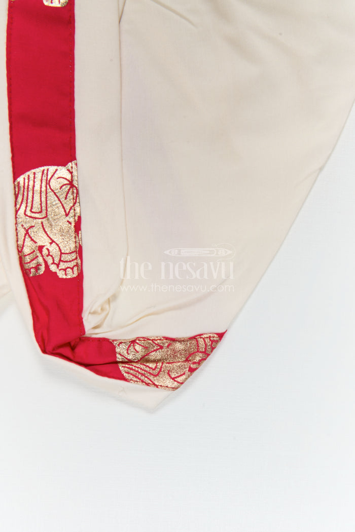 Baby Boy Dhoti Set for Naming Ceremony and Traditional Functions