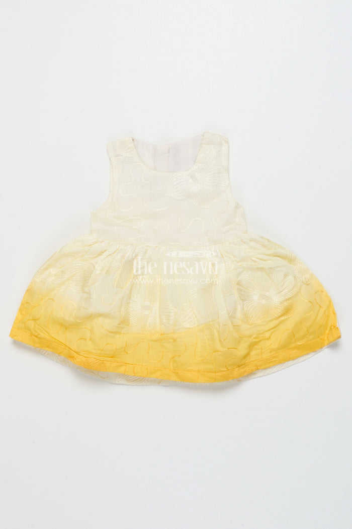 The Nesavu Baby Cotton Frocks Baby Cotton Frock for Naming Ceremony and First Milestone Events Nesavu Nesavu baby cotton frock bow detail naming ceremonies traditional celebrations