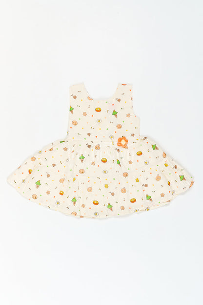 The Nesavu Baby Cotton Frocks Baby Floral Frock for Cheerful Birthday Outings Nesavu Nesavu Baby Floral Frock For Cheerful Birthday Outings With Soft Muslin Cotton And Playful Print