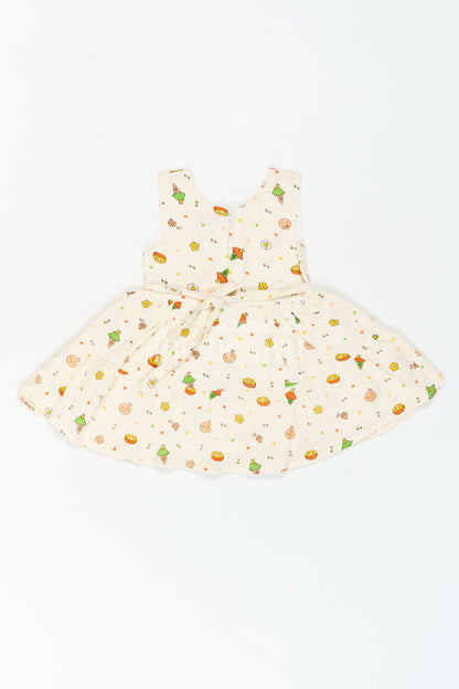 The Nesavu Baby Cotton Frocks Baby Floral Frock for Cheerful Birthday Outings Nesavu Nesavu Baby Floral Frock For Cheerful Birthday Outings With Soft Muslin Cotton And Playful Print