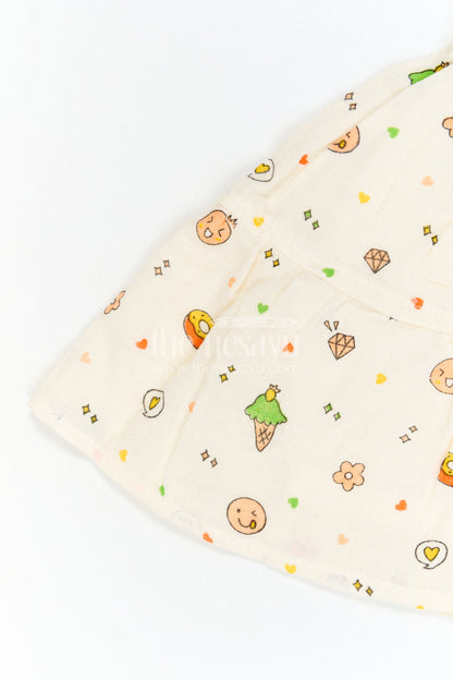 The Nesavu Baby Cotton Frocks Baby Floral Frock for Cheerful Birthday Outings Nesavu Nesavu Baby Floral Frock For Cheerful Birthday Outings With Soft Muslin Cotton And Playful Print