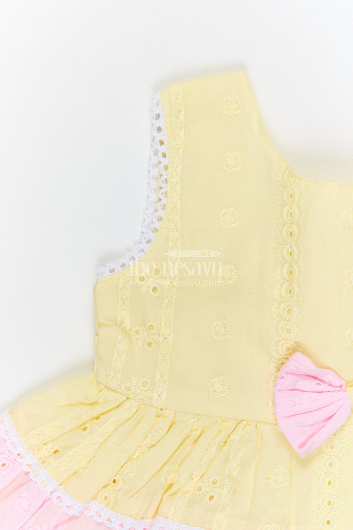 The Nesavu Baby Cotton Frocks Baby Girl Cotton Frock for Birthdays and Festive Celebrations Nesavu Nesavu baby girl cotton frock for birthdays festive celebrations and special baby occasions