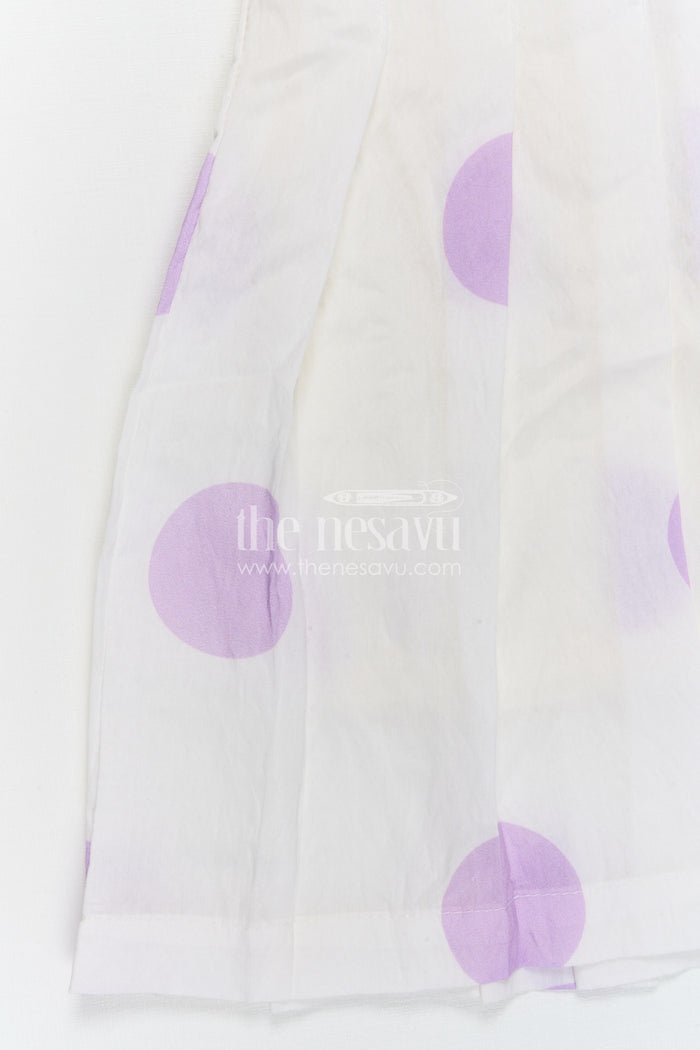 The Nesavu Girls Cotton Frock Baby Girl Cotton Frock for Casual Outings and Daily Wear Nesavu Nesavu baby girl cotton frock for casual outings with digital print breathable daily wear outfit