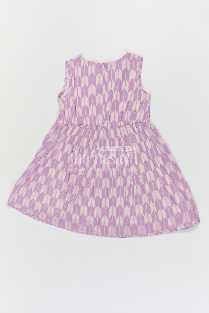 The Nesavu Girls Cotton Frock Baby Girl Cotton Frock for Festive Outings and Special Occasions Nesavu Nesavu baby girl cotton frock with embroidered jacket style for festive outings and special occasions