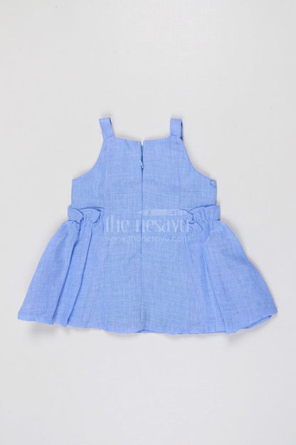 The Nesavu Baby Frocks Baby Girl Cotton Frock for Summer Outings and Playtime Nesavu Nesavu Baby Girl Cotton Frock With Floral Applique For Summer Outings And Everyday Comfort