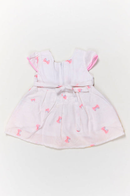 The Nesavu Baby Cotton Frocks Baby Girl Cotton Frock with Floral Digital Print for Festive Casuals Nesavu Nesavu baby girl floral cotton frock with ombré digital print for festive-casual moments