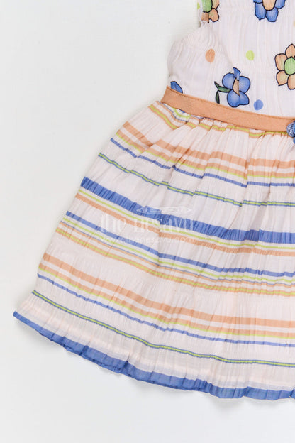 The Nesavu Baby Frocks Baby Girl Frock for Casual Outings and Everyday Wear Nesavu Nesavu baby girl cotton frock for casual outings and everyday wear with digital print