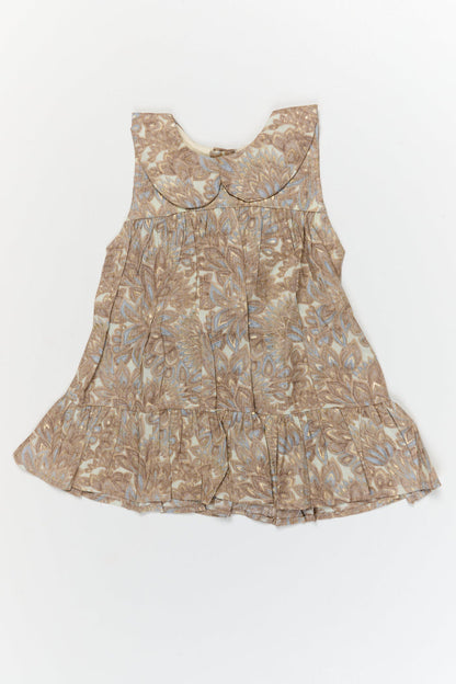The Nesavu Girls Cotton Frock Baby Girl Frock for Family Outings and Casual Celebrations Nesavu 12 (3M) / Half white / Silk Blend GFC2099B-12 Nesavu baby girl frock in rayon silk with digital print for casual celebrations and family outings