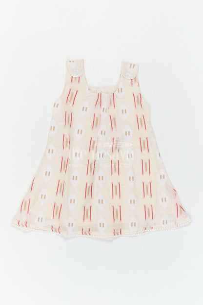 Baby Girl Frock for Naming Ceremony and Soft Festive Wear