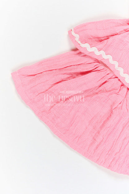 The Nesavu Baby Cotton Frocks Baby Girl Layered Frock for Birthdays and Cheerful Outings Nesavu Nesavu Baby Girl Layered Cotton Frock For Birthdays And Playful Family Celebrations