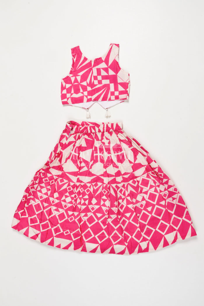 The Nesavu Girls Lehenga Choli Baby Girl Lehenga Choli for Festive Functions and Weddings Nesavu Nesavu baby girl lehenga choli weddings festive occasions printed modal silk