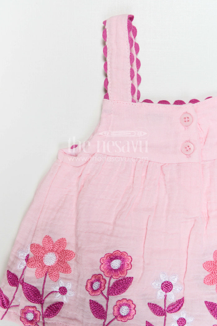 Baby Girl Muslin Co Ord Set for Summer Playtime and Outings