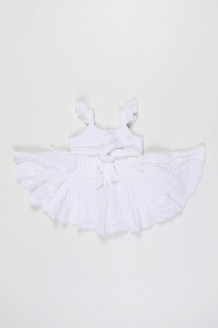 The Nesavu Baby Frocks Baby Girl Muslin Cotton Frock for First Birthday Nesavu Nesavu Baby Girl Muslin Cotton Frock For First Birthday And Special Family Celebrations