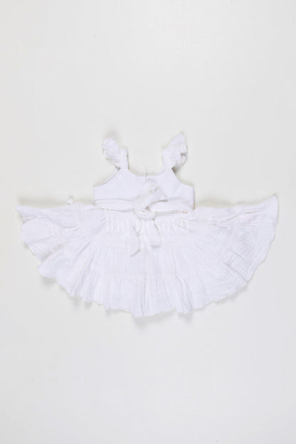 The Nesavu Baby Frocks Baby Girl Muslin Cotton Frock for First Birthday Nesavu Nesavu Baby Girl Muslin Cotton Frock For First Birthday And Special Family Celebrations
