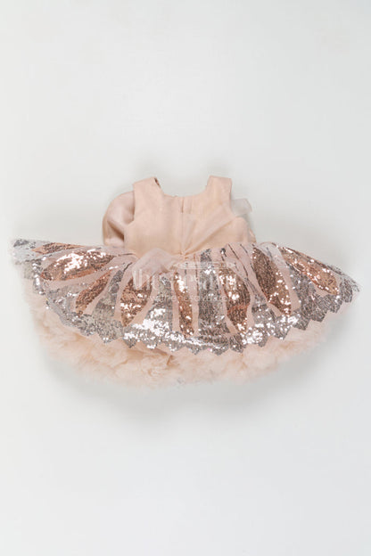Baby Girl Net Party Frock for First Birthday and Special Occasions