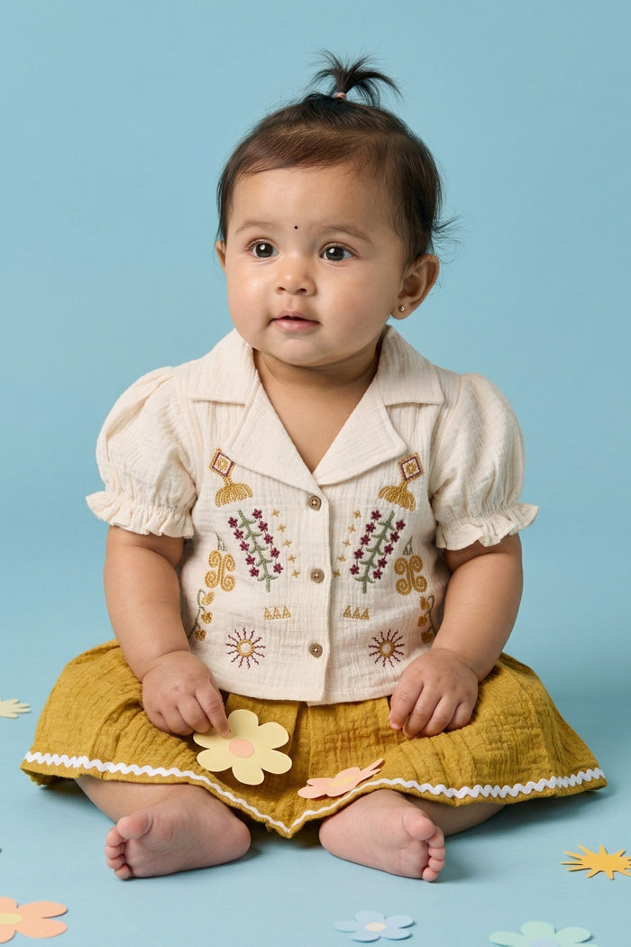 Baby Girl Outfit for Casual Outings and Light Festive Wear