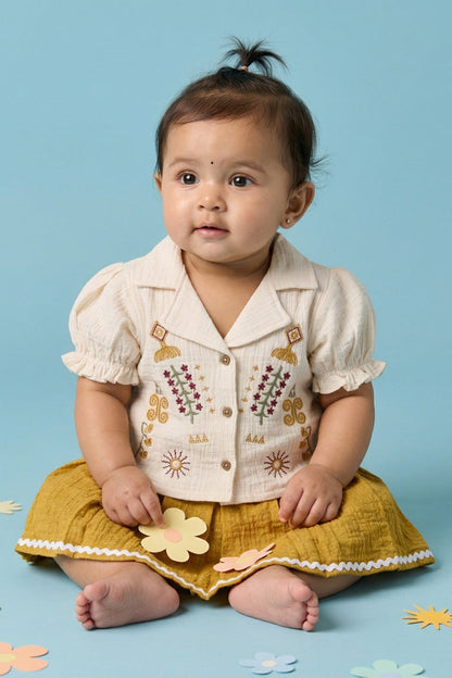Baby Girl Outfit for Casual Outings and Light Festive Wear