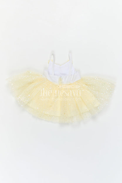 The Nesavu Girls Fancy Party Frock Baby Girl Party Frock for Birthdays and Evening Celebrations Nesavu Nesavu Baby Girl Party Frock For Birthdays And Evening Celebrations With Shimmer Bodice And Soft Net Flare