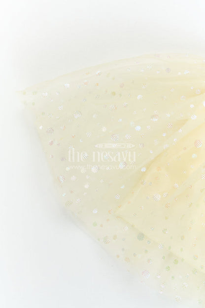 The Nesavu Girls Fancy Party Frock Baby Girl Party Frock for Birthdays and Evening Celebrations Nesavu Nesavu Baby Girl Party Frock For Birthdays And Evening Celebrations With Shimmer Bodice And Soft Net Flare