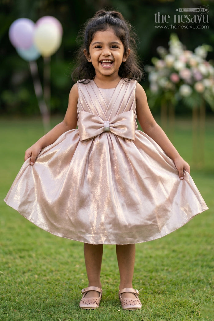 Baby Girl Party Vibe Frock for Birthdays and Special Occasions