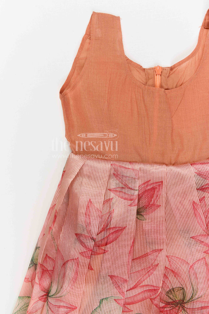 The Nesavu Pattu Pavadai Baby Girl Pattu Pavadai for Festival Celebrations and Wedding Nesavu Nesavu baby girl pattu pavadai for weddings and festive celebrations with semi banaras silk and rich border design