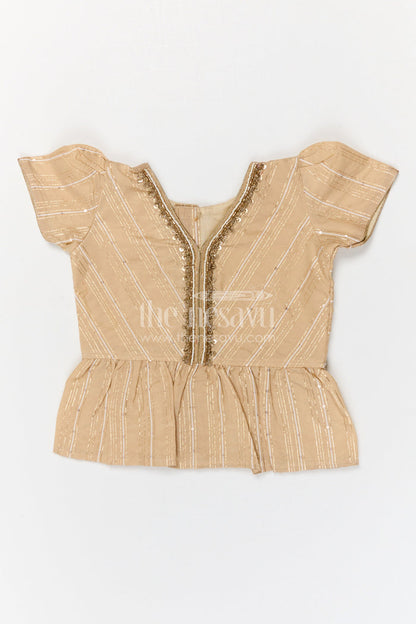The Nesavu Pattu Pavadai Baby Girl Pattu Pavadai for Festivals and Traditional Celebrations Nesavu Nesavu baby girl pattu pavadai for festivals and weddings with Banaras art silk big zari border