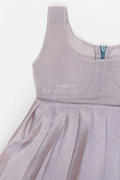 The Nesavu Pattu Pavadai Baby Girl Pattu Pavadai for Traditional Functions and Birthdays Nesavu Nesavu Baby Girl Pattu Pavadai Semi Banaras Silk Dress For Traditional Celebrations