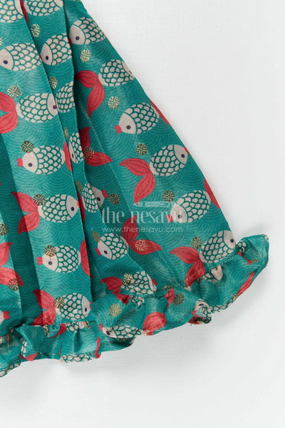 Baby Girl Silk Frock for Festive Celebrations and Birthday Moments