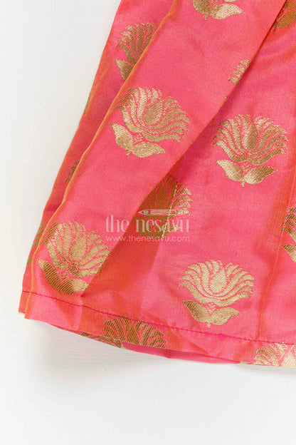 Baby Girl Silk Frock for Festive Celebrations and Special Occasions