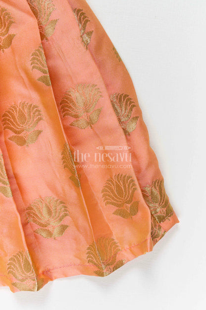 Baby Girl Silk Frock for Traditional Ceremonies and Festive Gatherings