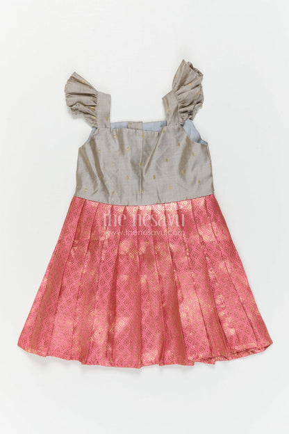 Baby Girl Silk Frock for Weddings and Traditional Family Functions