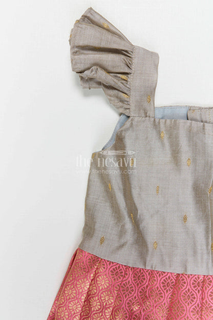 Baby Girl Silk Frock for Weddings and Traditional Family Functions