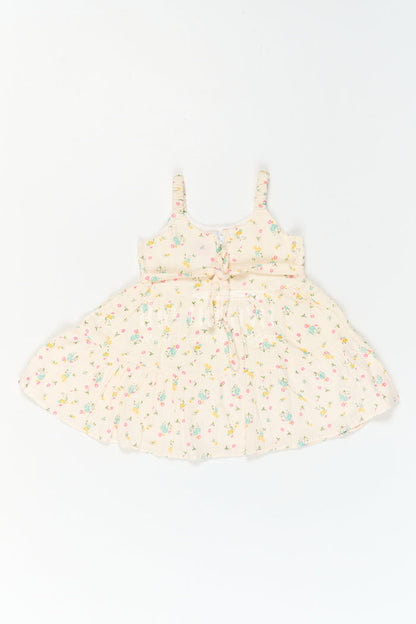 The Nesavu Baby Cotton Frocks Baby Girl Sundress for Garden Party Moments Nesavu Nesavu Baby Girl Sundress For Garden Party Moments With Muslin Cotton And Floral Print