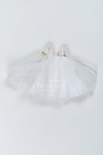 The Nesavu Girls Fancy Party Frock Baby Girl Tulip Party Frock for First Birthdays and Milestone Portraits Nesavu Nesavu Baby Girl Tulip Net Frock For First Birthdays Milestone Portraits Cake Cutting And Celebrations
