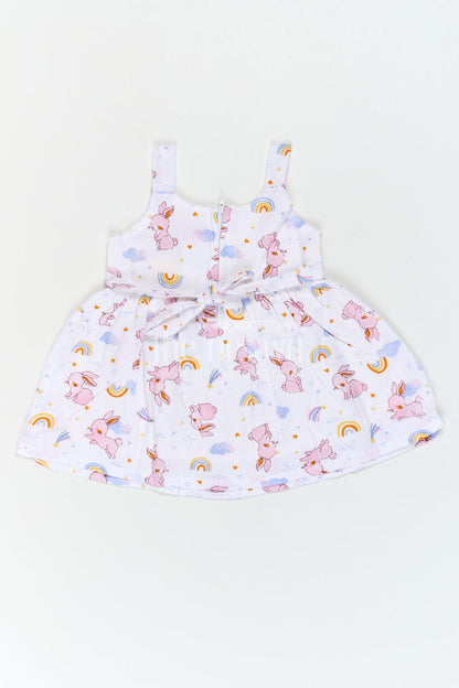The Nesavu Baby Cotton Frocks Baby Printed Frock for Casual Festive Visits Nesavu Nesavu Baby Printed Frock For Casual Festive Visits With Muslin Cotton Comfort And Soft Flare