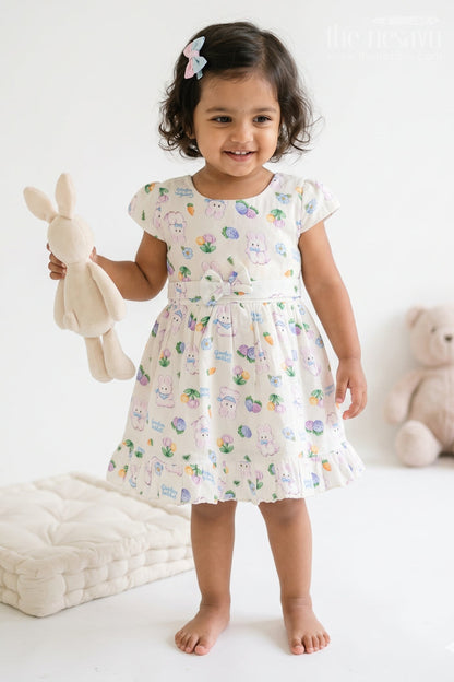 Baby Printed Frock for Garden Playdates