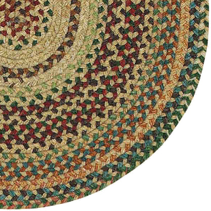 Bear Creek Wheat Braided Rug Oval image