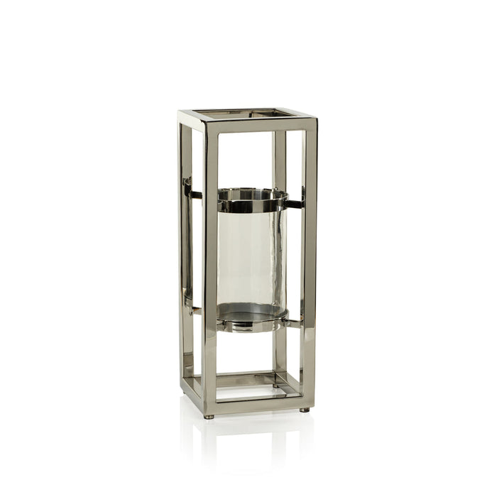 Beaufort Polished Steel Hurricane - Hurricane by Carlyle Avenue