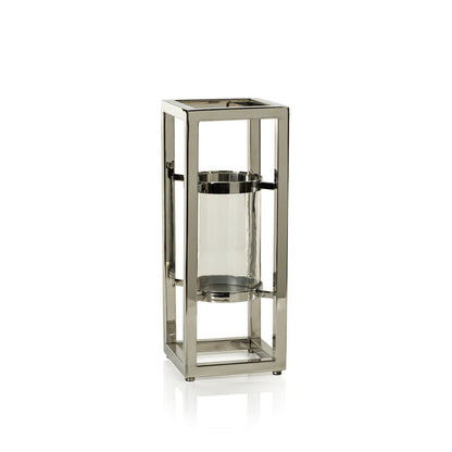 Beaufort Polished Steel Hurricane - Hurricane by Carlyle Avenue