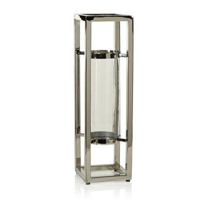Beaufort Polished Steel Hurricane - Hurricane by Carlyle Avenue
