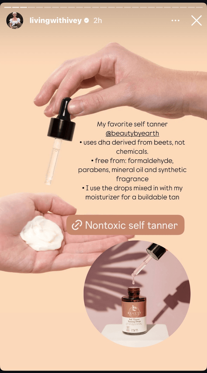 Beauty By Earth | Self Tanner Drops - Living with Ivey