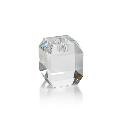 Beveled Cubic Crystal Taper Holder - Taper Holder by Carlyle Avenue