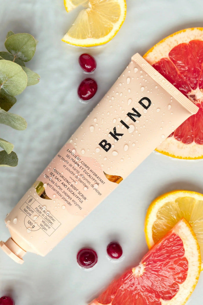BKIND Exfoliant pour le Corps Hydratant - Sel marin et eucalyptus