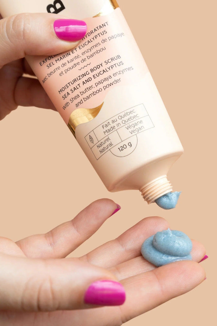 BKIND Exfoliant pour le Corps Hydratant - Sel marin et eucalyptus