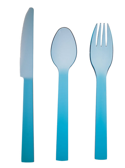 Blue Acrylic Flatware